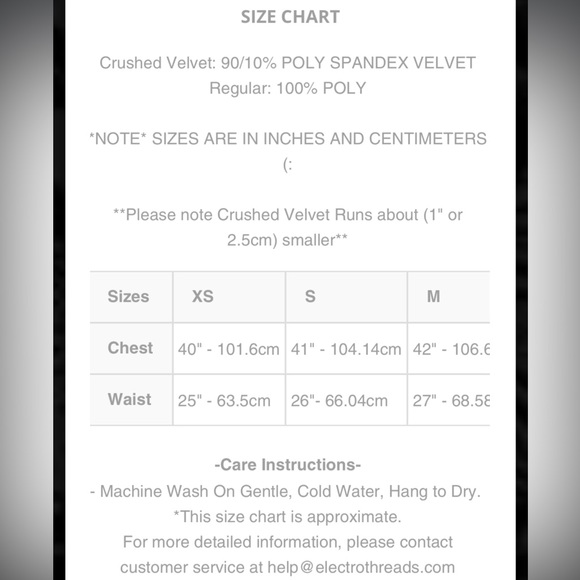 Electro Threads Crushed Velvet Acid Bath Zip Up Hoodie Jacket Unisex Size Small - Picture 4 of 5